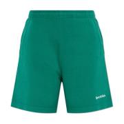 Sporty & Rich Logo Shorts Green, Unisex