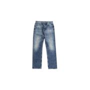 Burberry Japanskt Denim Straight Fit Jeans Blue, Herr