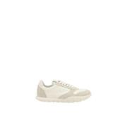 Jil Sander Textured Plattform Sneakers Snörstil Beige, Dam