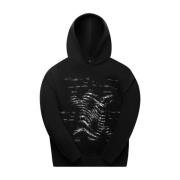 Daily Paper Nylon Stickat och Hoodie Rewind Black, Herr