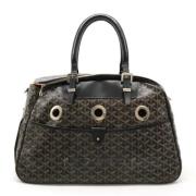 Goyard Vintage Pre-owned Canvas handvskor Black, Dam