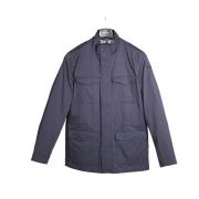 Geox Andningsbar Field Jacket med Polyesterfoder Blue, Herr