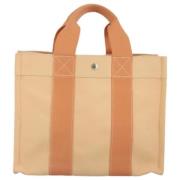 Hermès Vintage Pre-owned Canvas handvskor Orange, Dam