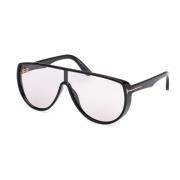 Tom Ford Svart/Rök Solglasögon Achilles Ft1182 Black, Unisex