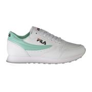 Fila Sportiga Snörskor Vit Kontrast Logo White, Dam