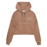 Juicy Couture Stiliga Madison Hoodies för kvinnor Brown, Dam