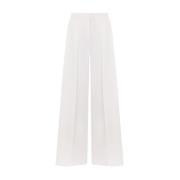 Max Mara Vita ull palazzo byxor White, Dam