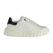 Gaëlle Paris Sportiga vita sneakers med kontrastdetaljer White, Dam