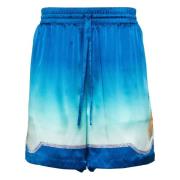 Casablanca Silke Dragsko Shorts Blue, Herr