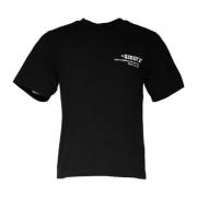 Dolce & Gabbana Svart Grafiskt Tryck Bomull T-shirt Black, Herr