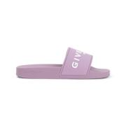 Givenchy Rosa & Lila Sandaler Stiligt Komfort Purple, Dam