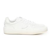 Philippe Model Vita Lädersneakers med Perforeringar White, Herr