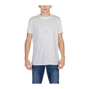 Armani Exchange Casual Bomull T-shirt Kollektion Beige, Herr