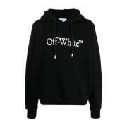 Off White Stiliga Sweatshirts i Svart och Vitt Black, Herr