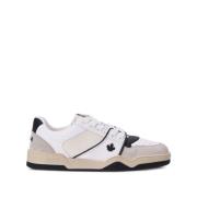 Dsquared2 Svart Lönnlöv Sneakers White, Herr