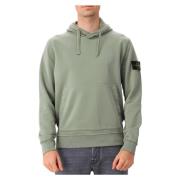 Stone Island Grön Hoodie Green, Herr