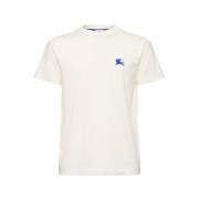 Burberry Logotyp T-shirt i EKD-stil Beige, Herr