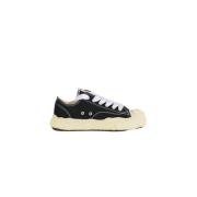 Mihara Yasuhiro Canvas Sneakers med Gummisula Black, Herr