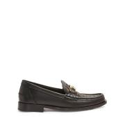 Fendi Klassisk Svart Loafer Skor Black, Herr