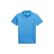 Polo Ralph Lauren Anpassad Slim Fit Kortärmad Polo Blue, Herr