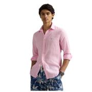 Polo Ralph Lauren Custom Fit Linneskjorta Pink, Herr