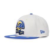 New Era Los Angeles Rams Platt Skärm Keps White, Herr