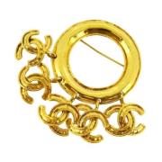 Chanel Vintage Pre-owned Guld chanel-smycken Yellow, Dam