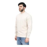 Calvin Klein Jeans Beige Crewneck Sweatshirt Minimal Design Beige, Her...