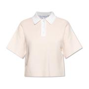 JW Anderson Polo med kaschmirfinish Pink, Dam