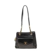 Chanel Vintage Pre-owned Laeder chanel-vskor Black, Dam