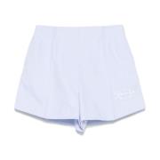 Givenchy Ljusblå Shorts med Broderi Blue, Dam