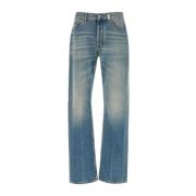 Alexander McQueen Klassiska Denim Jeans för Män Blue, Herr