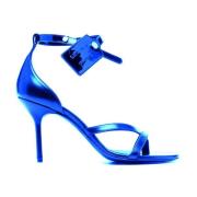 Off White Stilren Sandal för Sommardagar Blue, Dam