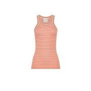 Forte Forte Räfflad Merino Tank Top Multicolor, Dam