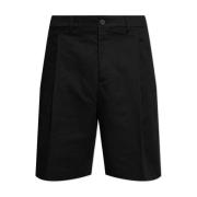 Golden Goose Shorts med logopatch Black, Herr