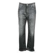 Mauro Grifoni Slim Fit Jeans i Bomullsblandning Black, Dam