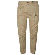 Dsquared2 Sten Cargo Byxor Brown, Herr