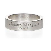 Maison Margiela Silver Logo Bandring Gray, Unisex