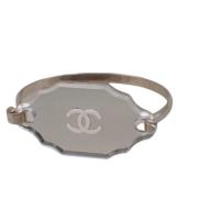 Chanel Vintage Pre-owned Metall chanel-smycken Gray, Dam