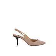 Sergio Rossi Pre-owned Pre-owned Mocka klackskor Beige, Dam