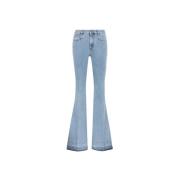 Roberto Cavalli Orm Flared Jeans Blue, Dam