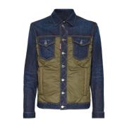 Dsquared2 Tvåtonig denimjacka Multicolor, Herr