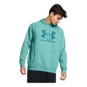 Under Armour Rival Fleece Logo HD Hoodie Green, Herr