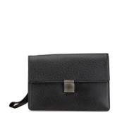 Louis Vuitton Vintage Pre-owned Laeder kuvertvskor Black, Dam