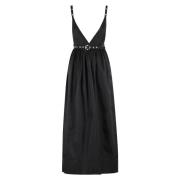 Ganni Nylon Strap Duchess Stil Black, Dam