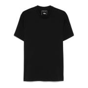 Y-3 Svart kortärmad T-shirt Black, Herr