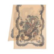 Etro Winter Scarves Beige, Dam