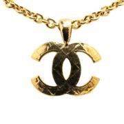 Chanel Vintage Pre-owned Tyg chanel-smycken Yellow, Dam