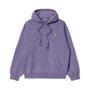 Carhartt Wip Hooded Nelson Sweat - Snygg Hoodie för Män Purple, Herr