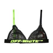 Off White Bekväma bomullsbriefs för dagligt bruk Black, Dam